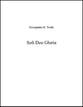 Soli Deo Gloria SATB choral sheet music cover